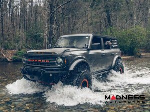 Ford Bronco Front Bumper - Steel Bender - Textured Black - Havoc 